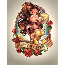 Load image into Gallery viewer, Princess Belle 30*40CM (canvas) Full Round Drill Diamond Painting
