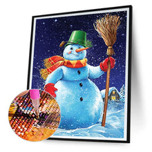 Load image into Gallery viewer, Winter Snowman 30*40CM (canvas) Full Round Drill Diamond Painting
