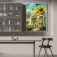 Load image into Gallery viewer, Dreamy Sunflower Castle 30*40CM (canvas) Full Round Drill Diamond Painting
