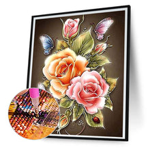 Load image into Gallery viewer, Bee Rose 40*50CM (canvas) Full Round Drill Diamond Painting
