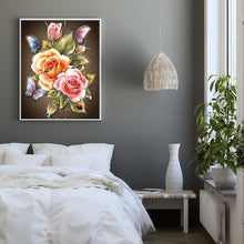 Load image into Gallery viewer, Bee Rose 40*50CM (canvas) Full Round Drill Diamond Painting
