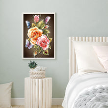 Load image into Gallery viewer, Bee Rose 40*50CM (canvas) Full Round Drill Diamond Painting
