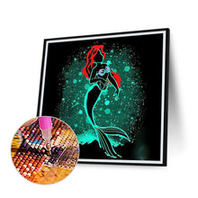 Load image into Gallery viewer, Mermaid Ariel Silhouette 50*50CM (canvas) Full Square Drill Diamond Painting
