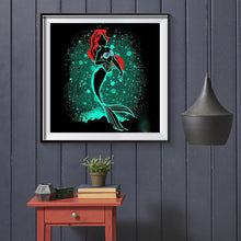 Load image into Gallery viewer, Mermaid Ariel Silhouette 50*50CM (canvas) Full Square Drill Diamond Painting
