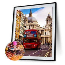 Load image into Gallery viewer, Red Bus 40*50CM (canvas) Full Round Drill Diamond Painting
