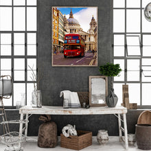 Load image into Gallery viewer, Red Bus 40*50CM (canvas) Full Round Drill Diamond Painting
