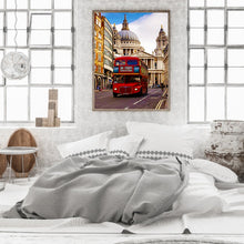 Load image into Gallery viewer, Red Bus 40*50CM (canvas) Full Round Drill Diamond Painting
