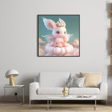 Load image into Gallery viewer, Pink Bunny 30*30CM (canvas) Full Round Drill Diamond Painting
