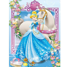 Load image into Gallery viewer, Princess Cinderella 30*40CM (canvas) Full Round Drill Diamond Painting
