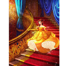 Load image into Gallery viewer, Princess Belle 30*40CM (canvas) Full Round Drill Diamond Painting
