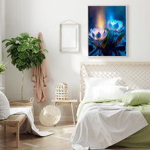 Load image into Gallery viewer, Lotus 30*40CM (canvas) Full Round Drill Diamond Painting
