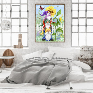 Spring Goblin 30*40CM (canvas) Full Round Drill Diamond Painting