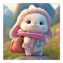 Load image into Gallery viewer, Cute Bunny 30*30CM (canvas) Full Round Drill Diamond Painting
