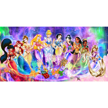 Load image into Gallery viewer, Disney Princess Collection 80*40CM (canvas) Full Round Drill Diamond Painting
