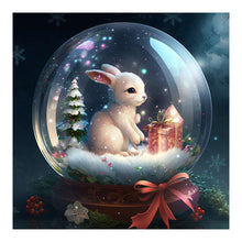 Load image into Gallery viewer, 12 Zodiac Crystal Ball Rabbit 30*30CM (canvas) Full Round Drill Diamond Painting
