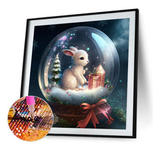 Load image into Gallery viewer, 12 Zodiac Crystal Ball Rabbit 30*30CM (canvas) Full Round Drill Diamond Painting
