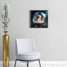 Load image into Gallery viewer, 12 Zodiac Crystal Ball Rabbit 30*30CM (canvas) Full Round Drill Diamond Painting
