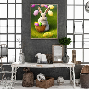 Easter Bunny 30*40CM (canvas) Full Round Drill Diamond Painting