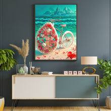 Load image into Gallery viewer, Beach Romantic Rose Bike 30*40CM (canvas) Full Round Drill Diamond Painting
