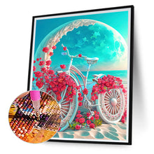 Load image into Gallery viewer, Beach Romantic Rose Bike 30*40CM (canvas) Full Round Drill Diamond Painting
