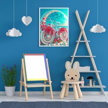 Load image into Gallery viewer, Beach Romantic Rose Bike 30*40CM (canvas) Full Round Drill Diamond Painting
