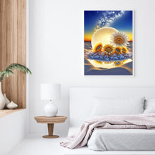 Load image into Gallery viewer, Beach Sunset Sunflowers 40*50CM (canvas) Full Round Drill Diamond Painting
