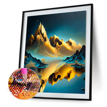 Load image into Gallery viewer, Metal Texture Mountains And Water 30*40CM (canvas) Full Round Drill Diamond Painting
