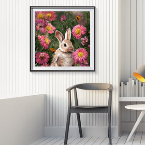 Easter Bunny 30*30CM (canvas) Full Round Drill Diamond Painting