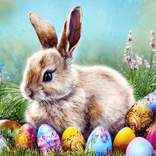 Load image into Gallery viewer, Easter Bunny 30*30CM (canvas) Full Round Drill Diamond Painting
