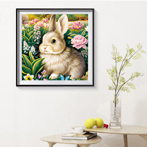 Easter Bunny 30*30CM (canvas) Full Round Drill Diamond Painting