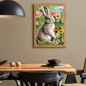 Easter Bunny 30*40CM (canvas) Full Round Drill Diamond Painting