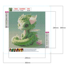 Load image into Gallery viewer, Fantasy Green Dragon 30*30CM (canvas) Full Square Drill Diamond Painting
