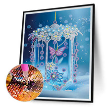 Load image into Gallery viewer, Butterfly Small Fresh Pendant 30*40CM (canvas) Partial Special-Shaped Drill Diamond Painting
