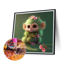 Load image into Gallery viewer, Monkey On Dream Branch 30*30CM (canvas) Full Round Drill Diamond Painting
