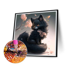 Load image into Gallery viewer, Fantasy Black Fox 30*30CM (canvas) Full Round Drill Diamond Painting
