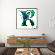 Load image into Gallery viewer, Hummingbird Alphabet 30*30CM (canvas) Full Round Drill Diamond Painting
