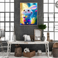 Load image into Gallery viewer, Lantern White Rabbit 30*40CM (canvas) Full Round Drill Diamond Painting
