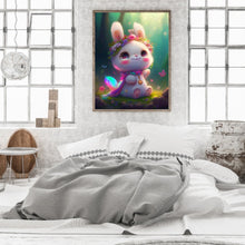 Load image into Gallery viewer, Lantern White Rabbit 30*40CM (canvas) Full Round Drill Diamond Painting
