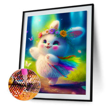 Load image into Gallery viewer, Lantern White Rabbit 30*40CM (canvas) Full Round Drill Diamond Painting
