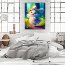 Load image into Gallery viewer, Lantern White Rabbit 30*40CM (canvas) Full Round Drill Diamond Painting
