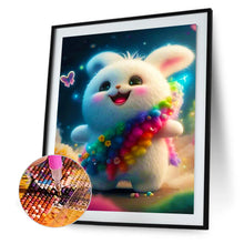 Load image into Gallery viewer, Lantern White Rabbit 30*40CM (canvas) Full Round Drill Diamond Painting
