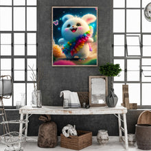 Load image into Gallery viewer, Lantern White Rabbit 30*40CM (canvas) Full Round Drill Diamond Painting
