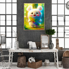 Load image into Gallery viewer, Lantern White Rabbit 30*40CM (canvas) Full Round Drill Diamond Painting
