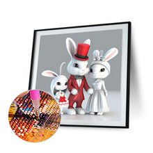 Load image into Gallery viewer, Rabbit Family 30*30CM (canvas) Full Round Drill Diamond Painting
