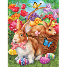 Load image into Gallery viewer, Easter Bunny 30*40CM (canvas) Full Round Drill Diamond Painting
