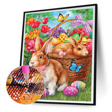 Load image into Gallery viewer, Easter Bunny 30*40CM (canvas) Full Round Drill Diamond Painting
