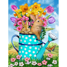 Load image into Gallery viewer, Easter Bunny 30*40CM (canvas) Full Round Drill Diamond Painting
