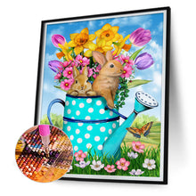 Load image into Gallery viewer, Easter Bunny 30*40CM (canvas) Full Round Drill Diamond Painting
