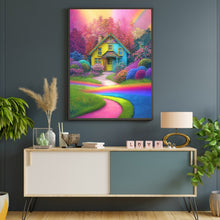Load image into Gallery viewer, Rainbow House 40*50CM (canvas) Full Round Drill Diamond Painting
