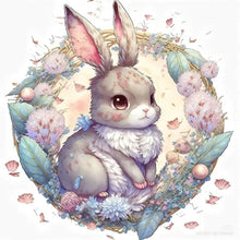 Load image into Gallery viewer, Rabbit 35*35CM (canvas) Full Round Drill Diamond Painting
